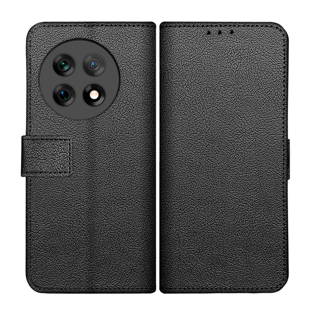 Classic Wallet Case - OnePlus 13 - PU leather Book Case - Black