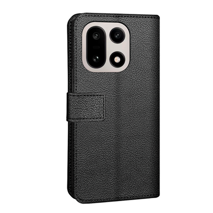 Classic Wallet Case - OnePlus 15 - PU leather Book Case - Black