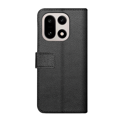 Classic Wallet Case - OnePlus 15 - PU leather Book Case - Black