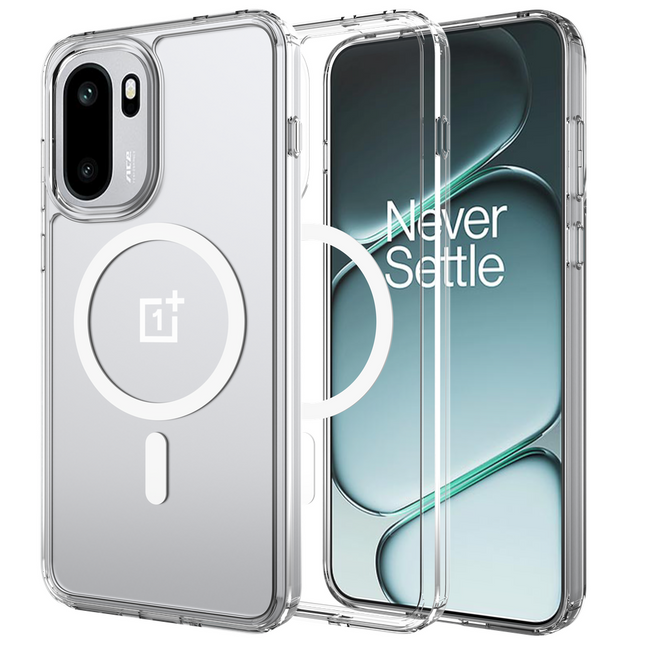 ArmorElite Case - OnePlus 15R - Military Grade Back Cover - (compatible with MagSafe) - Clear