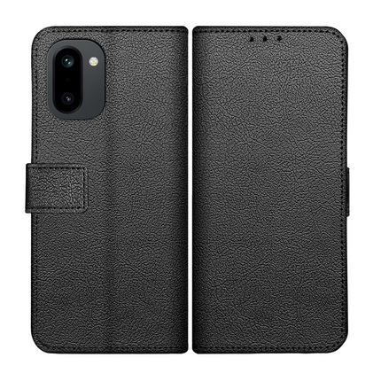 Classic Wallet Case - OnePlus 15R - PU leather Book Case - Black