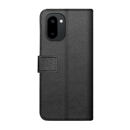 Classic Wallet Case - OnePlus 15R - PU leather Book Case - Black