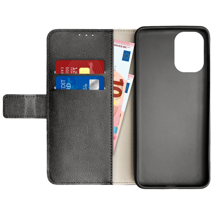 Classic Wallet Case - OnePlus 15R - PU leather Book Case - Black