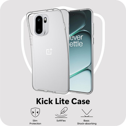 FlexLite Case - OnePlus 15R - Soft TPU Back Cover - Clear