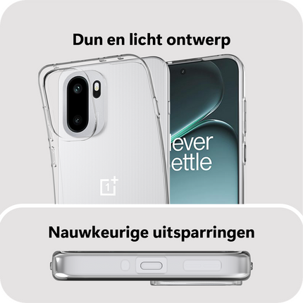 FlexLite Case - OnePlus 15R - Soft TPU Back Cover - Clear