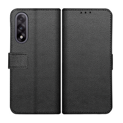 Classic Wallet Case - OnePlus Nord 5 - PU leather Book Case - Black