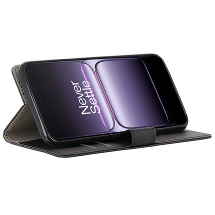 Classic Wallet Case - OnePlus Nord 5 - PU leather Book Case - Black