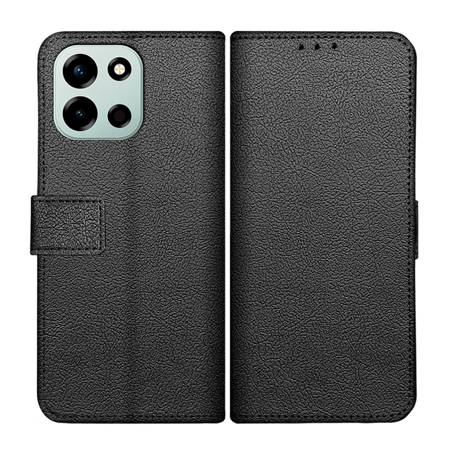 Classic Wallet Case - OnePlus Nord 6 - PU leather Book Case - Black