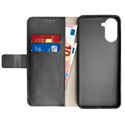 Classic Wallet Case - OnePlus Nord CE5 - PU leather Book Case - Black