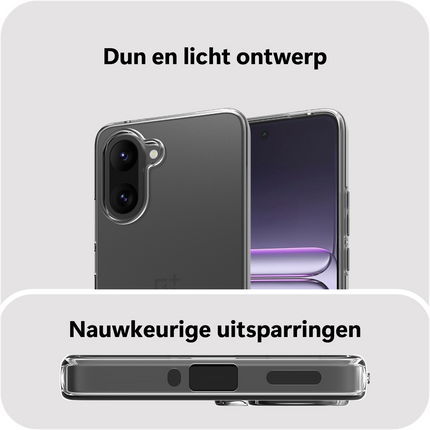 FlexLite Case - OnePlus Nord CE5 - Soft TPU Back Cover - Clear