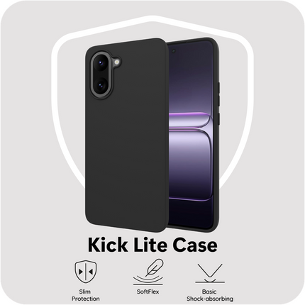FlexLite Case - OnePlus Nord CE5 - Soft TPU Back Cover - Black