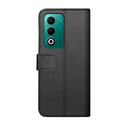 Classic Wallet Case - Oppo A5 (5G) - PU leather Book Case - Black