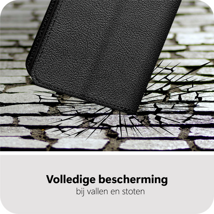 Classic Wallet Case - Oppo A5 (5G) - PU leather Book Case - Black
