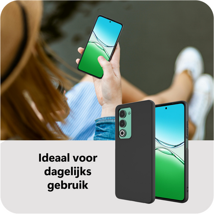 FlexLite Case - Oppo A5 (5G) - Soft TPU Back Cover - Black