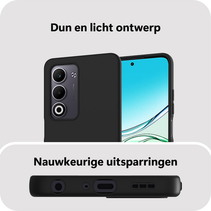 FlexLite Case - Oppo A5m - Soft TPU Back Cover - Black