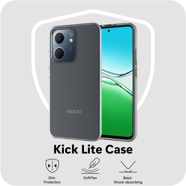 FlexLite Case - Oppo A5x - Soft TPU Back Cover - Clear