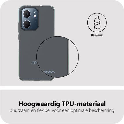 FlexLite Case - Oppo A5x - Soft TPU Back Cover - Clear