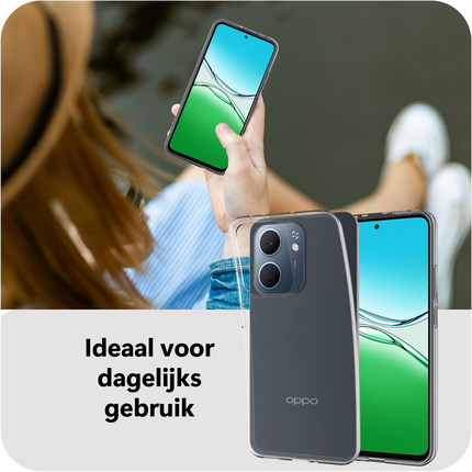 FlexLite Case - Oppo A5x - Soft TPU Back Cover - Clear