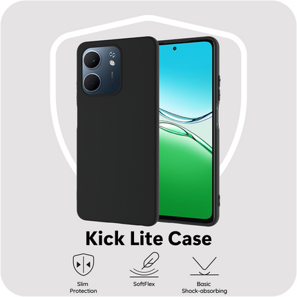 FlexLite Case - Oppo A5x - Soft TPU Back Cover - Black