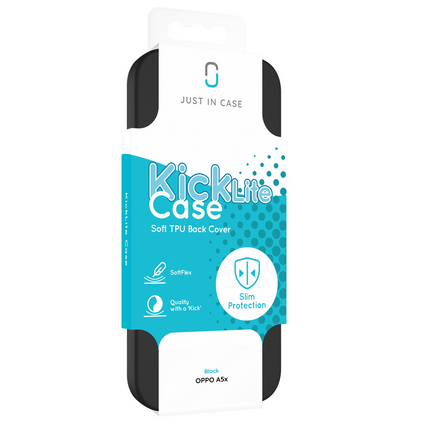 FlexLite Case - Oppo A5x - Soft TPU Back Cover - Black
