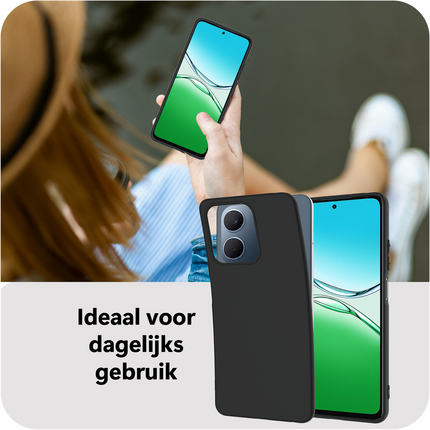 FlexLite Case - Oppo A5x - Soft TPU Back Cover - Black
