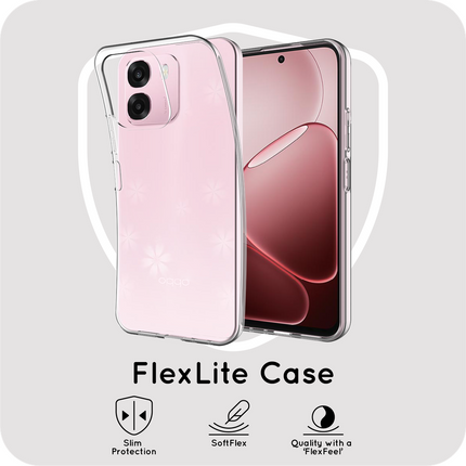 FlexLite Case - Oppo A6 (4G/5G) / A6s (4G/5G) - Soft TPU Back Cover - Clear