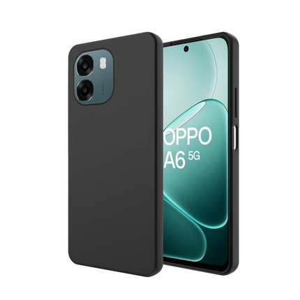 FlexLite Case - Oppo A6 (4G/5G) / A6s (4G/5G) - Soft TPU Back Cover - Black
