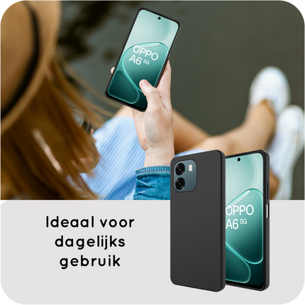 FlexLite Case - Oppo A6 (4G/5G) / A6s (4G/5G) - Soft TPU Back Cover - Black