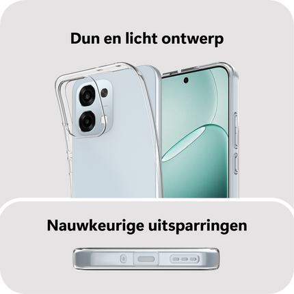 FlexLite Case - Oppo A6 Pro - Soft TPU Back Cover - Clear