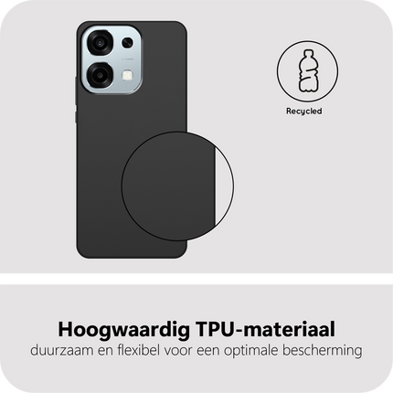 FlexLite Case - Oppo A6 Pro - Soft TPU Back Cover - Black