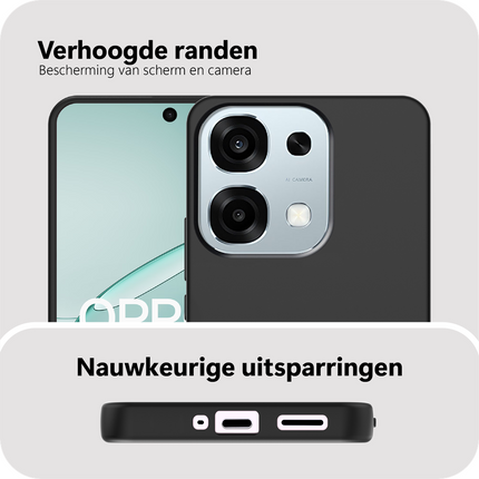 FlexLite Case - Oppo A6 Pro - Soft TPU Back Cover - Black