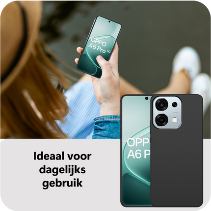 FlexLite Case - Oppo A6 Pro - Soft TPU Back Cover - Black