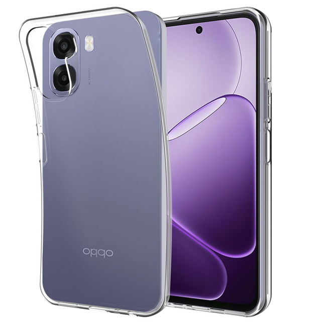 FlexLite Case - Oppo A6x (4G/5G) - Soft TPU Back Cover - Clear