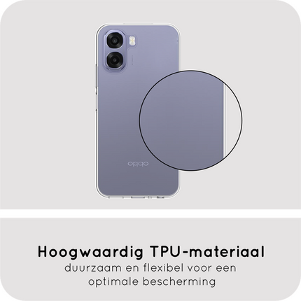 FlexLite Case - Oppo A6x (4G/5G) - Soft TPU Back Cover - Clear