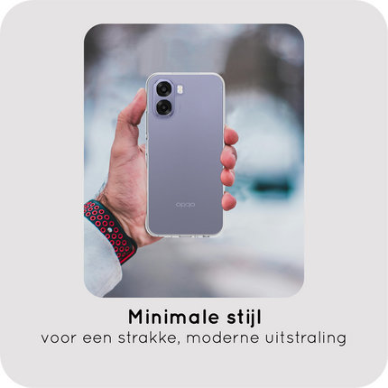 FlexLite Case - Oppo A6x (4G/5G) - Soft TPU Back Cover - Clear