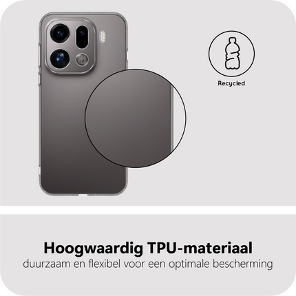 FlexLite Case - Oppo Find X9 Pro - Soft TPU Back Cover - Clear