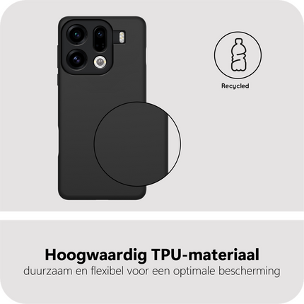 FlexLite Case - Oppo Find X9 Pro - Soft TPU Back Cover - Black