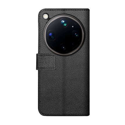 Classic Wallet Case - Oppo Find X9 Ultra - PU leather Book Case - Black