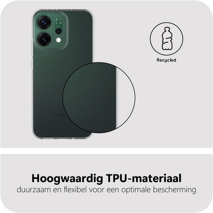 FlexLite Case - Oppo Reno14 - Soft TPU Back Cover - Clear