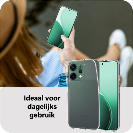 FlexLite Case - Oppo Reno14 - Soft TPU Back Cover - Clear