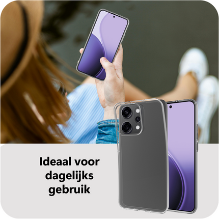 FlexLite Case - Oppo Reno14 Pro - Soft TPU Back Cover - Clear