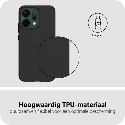 FlexLite Case - Oppo Reno14 Pro - Soft TPU Back Cover - Black