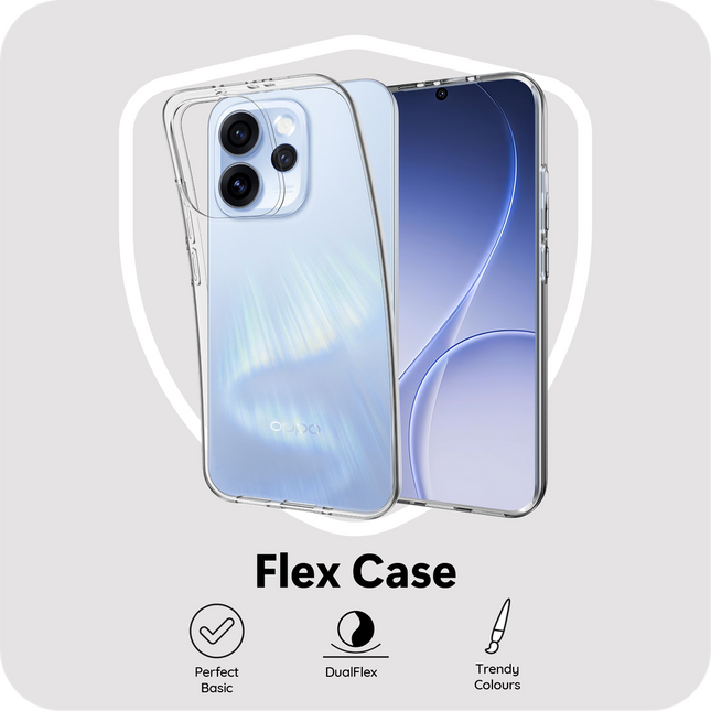 FlexLite Case - Oppo Reno15 - Soft TPU Back Cover - Clear