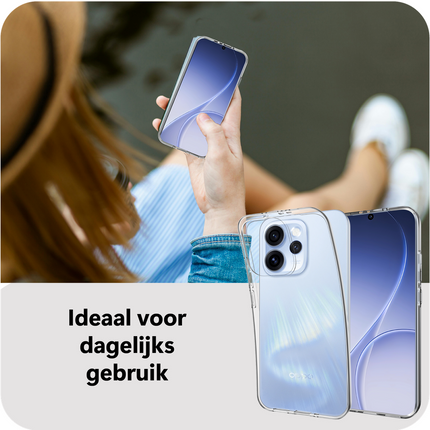 FlexLite Case - Oppo Reno15 - Soft TPU Back Cover - Clear