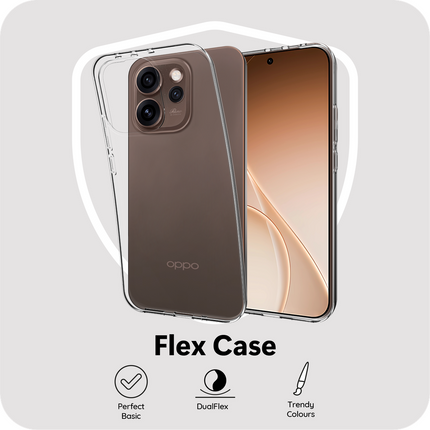 FlexLite Case - Oppo Reno15 Pro - Soft TPU Back Cover - Clear
