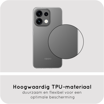 FlexLite Case - Oppo Reno16 / Reno16 Pro - Soft TPU Back Cover - Clear