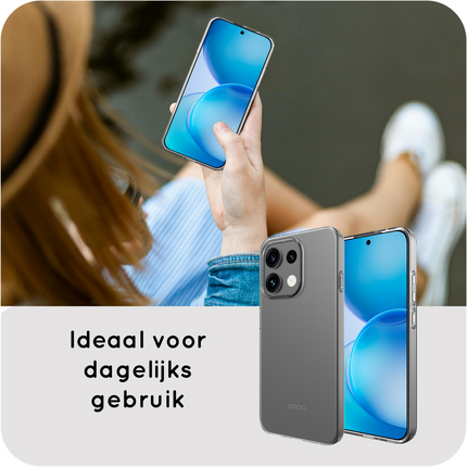 FlexLite Case - Oppo Reno16 / Reno16 Pro - Soft TPU Back Cover - Clear