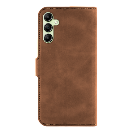 PrimeWallet Case - Samsung Galaxy A14 (4G/5G) - PU leather Wallet Case - Brown