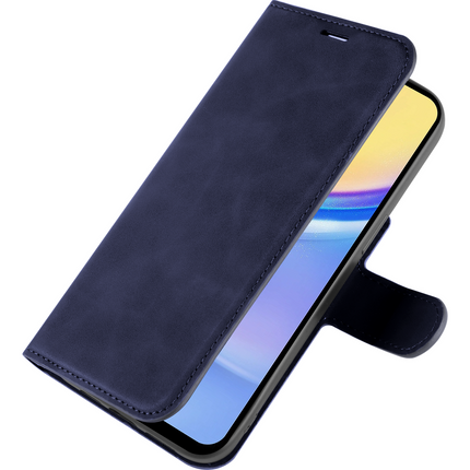 PrimeWallet Case - Samsung Galaxy A15 (4G/5G) - PU leather Wallet Case - Blue