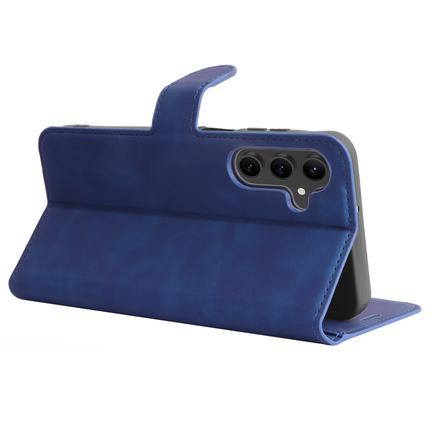 PrimeWallet Case - Samsung Galaxy A16 - PU leather Wallet Case - Blue